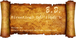 Birnstingl Délibáb névjegykártya